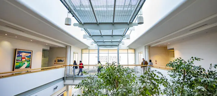 Interior view of the Business School