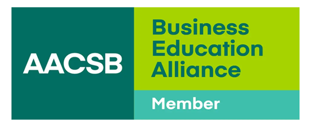 Logo for the Association to Advance Collegiate Schools of Business (AACSB).