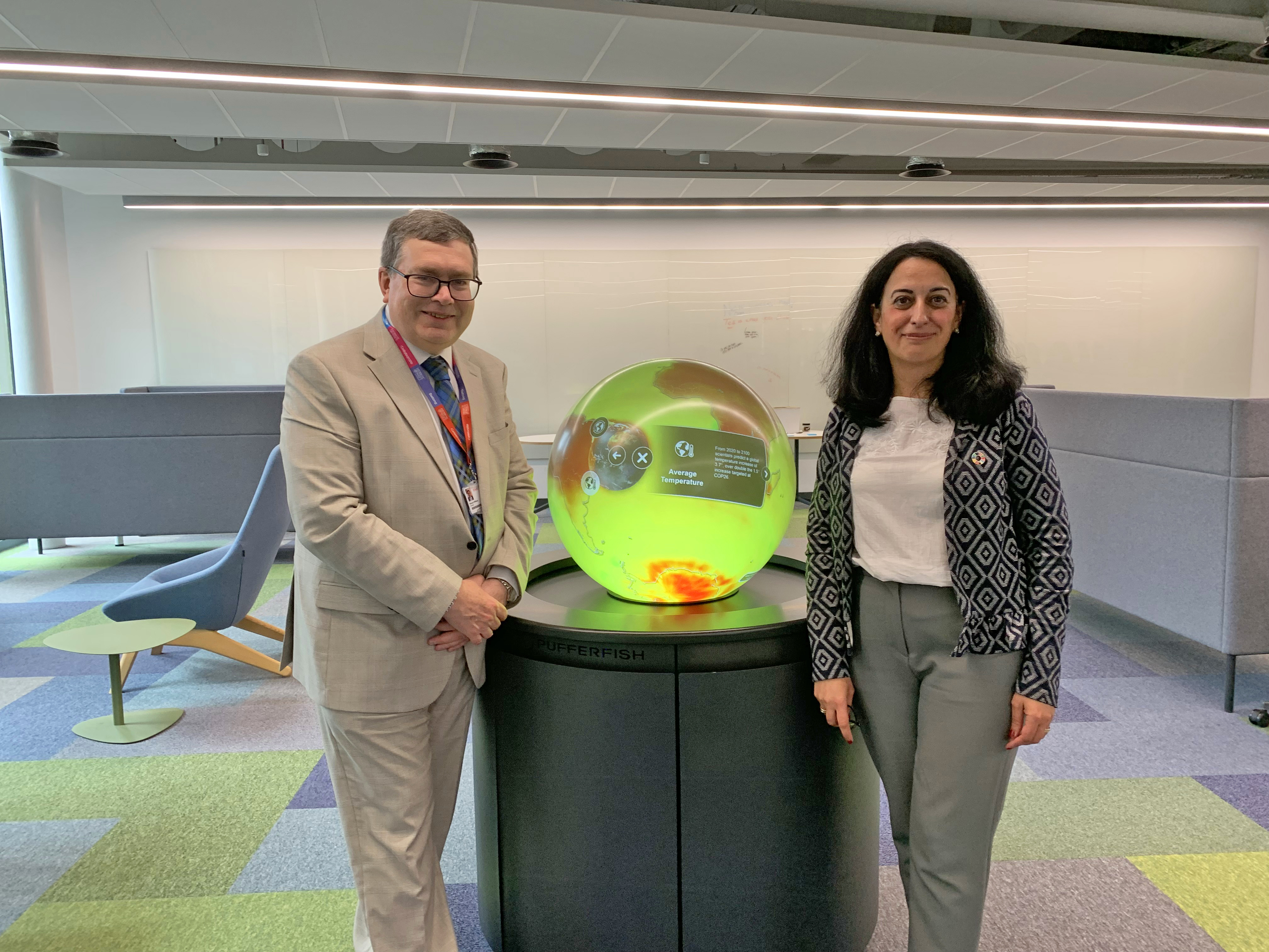 Principal Richard A Williams and Professor Mercedes Maroto-Valer