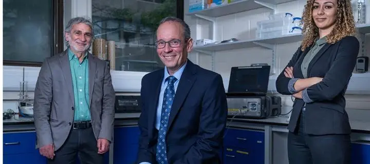 Three healthcare and medical professionals