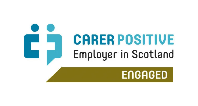 Carer positive employer in Scotland badge 