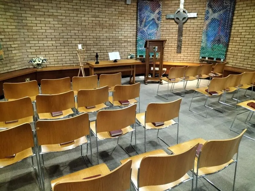 Chapel at the Chaplaincy on the Edinburgh campus.