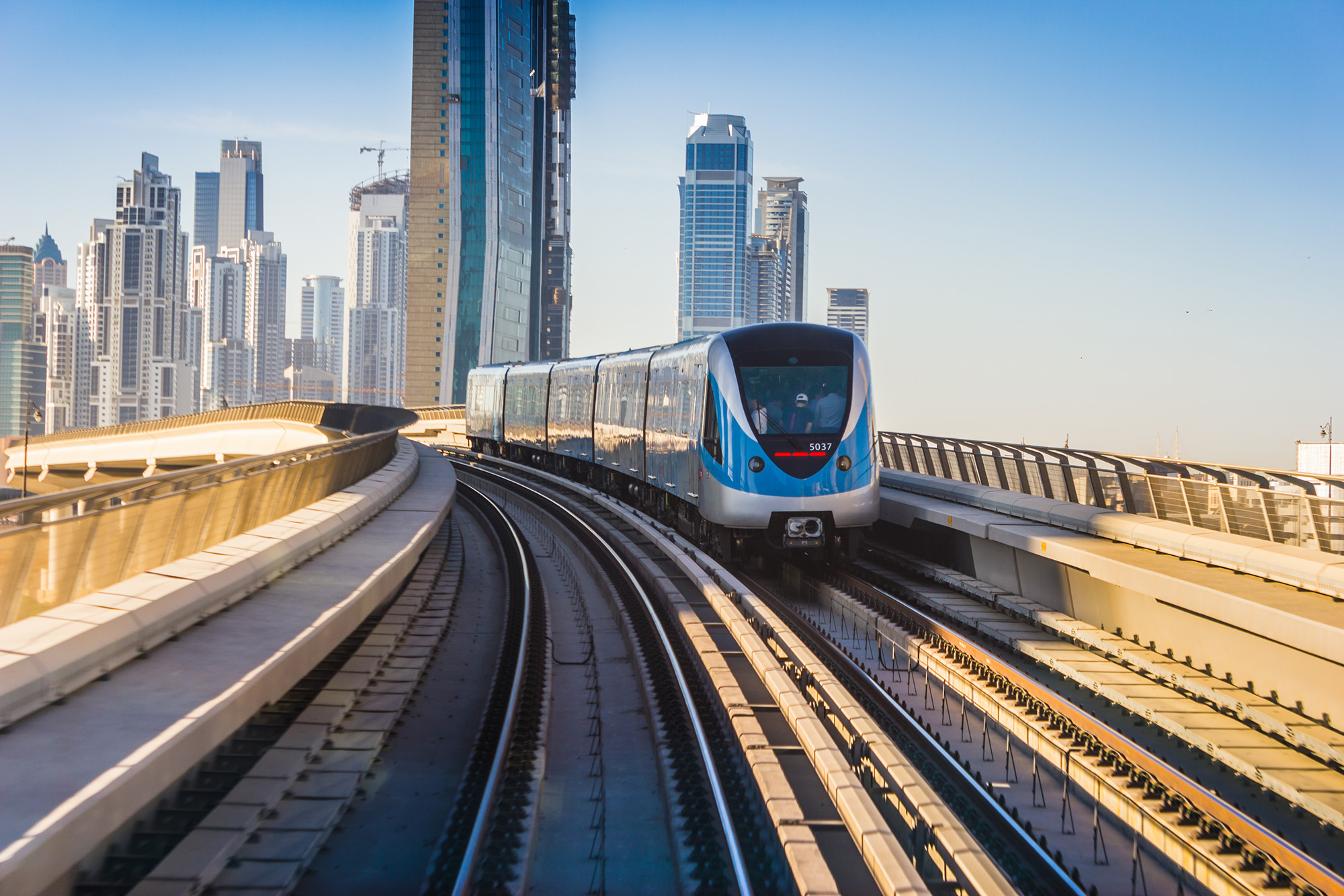Metro in Dubai.