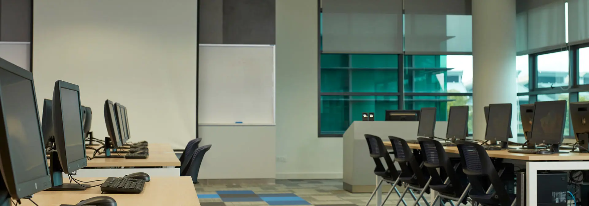 Computer lab in Heriot-Watt Malaysia campus