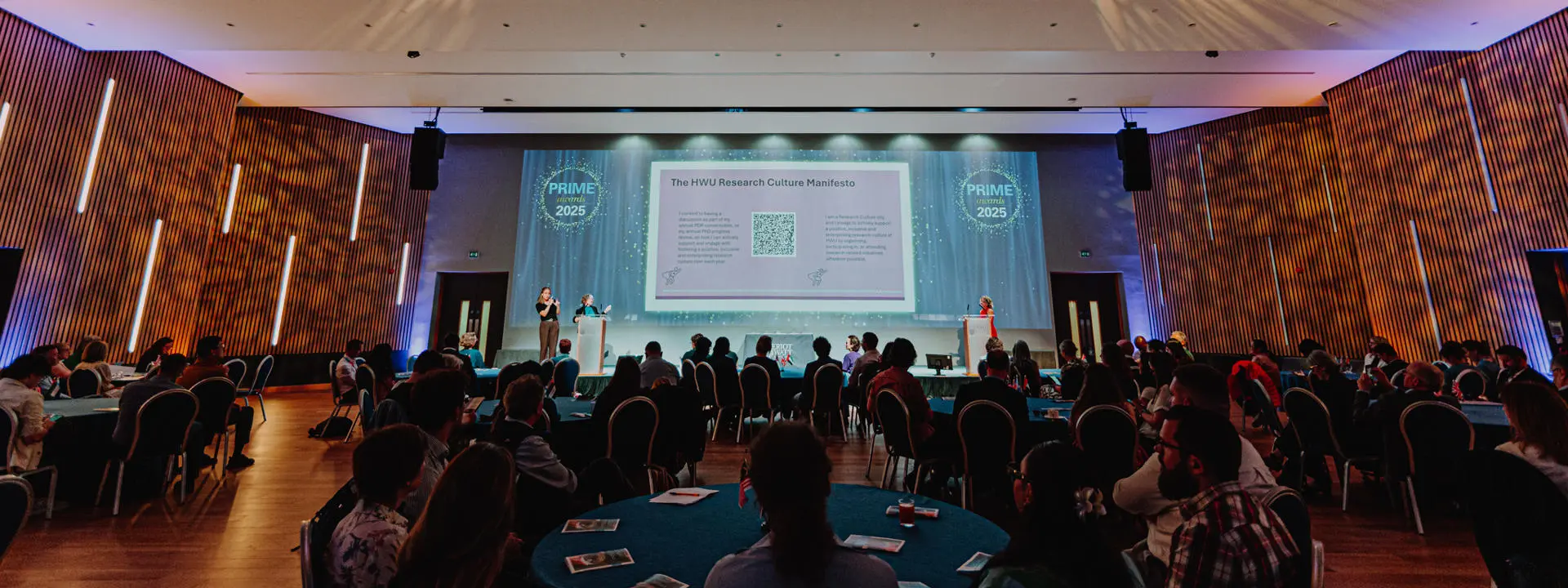 View of the auditorium during the awards