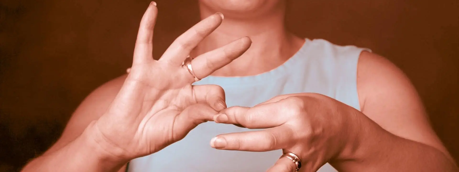 British Sign Language signing