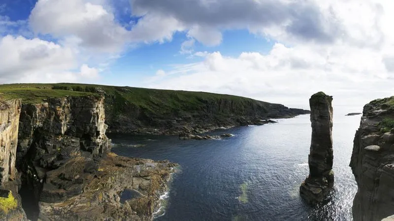 Orkney cliffs and coast 