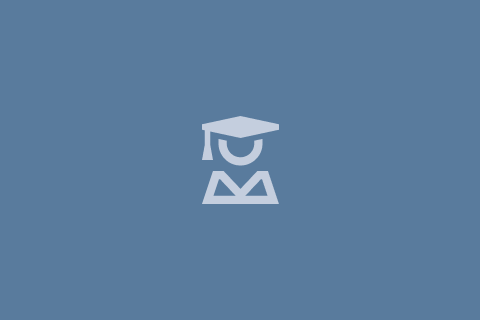 Placeholder image with icon of graduate student.