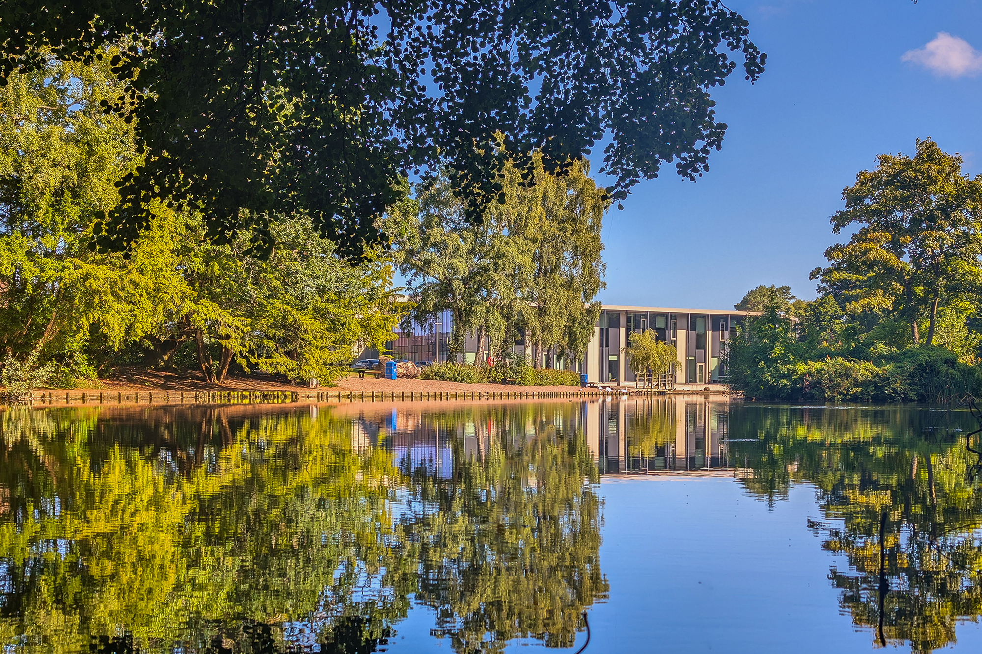 Loch at the GRID building on Edinburgh campus.