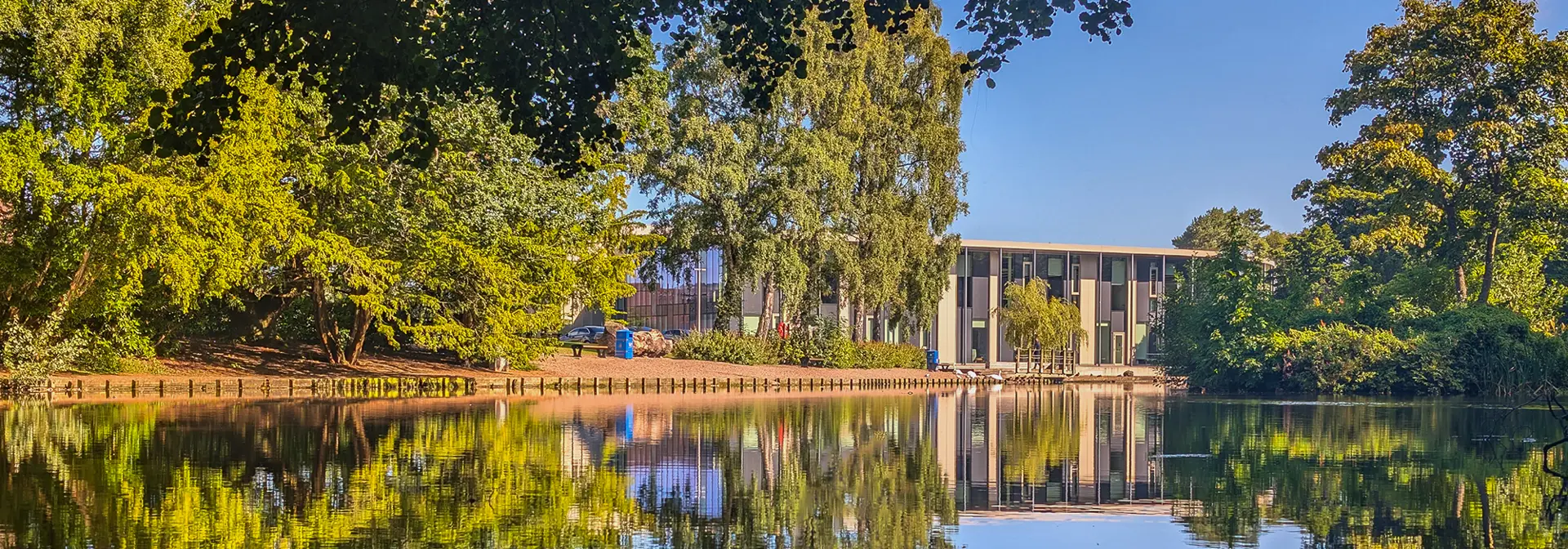 Loch at the GRID building on Edinburgh campus.