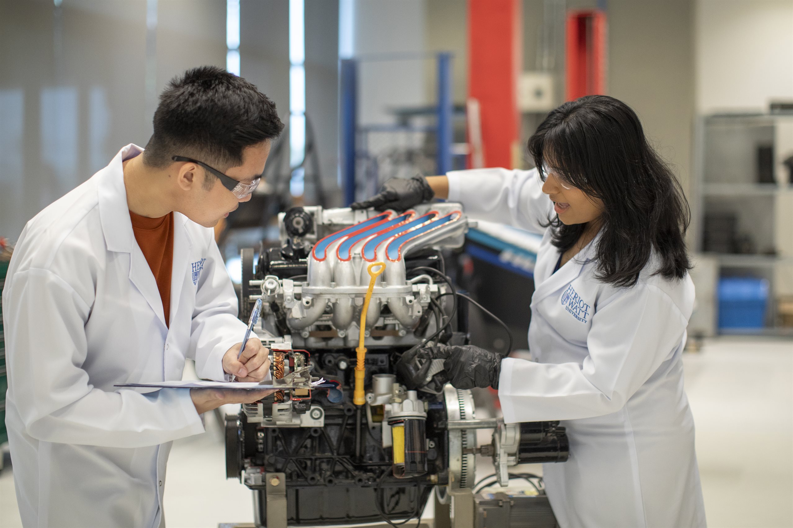 Dubai engineering students