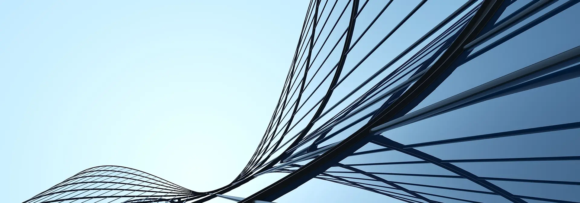 Modern glasses building