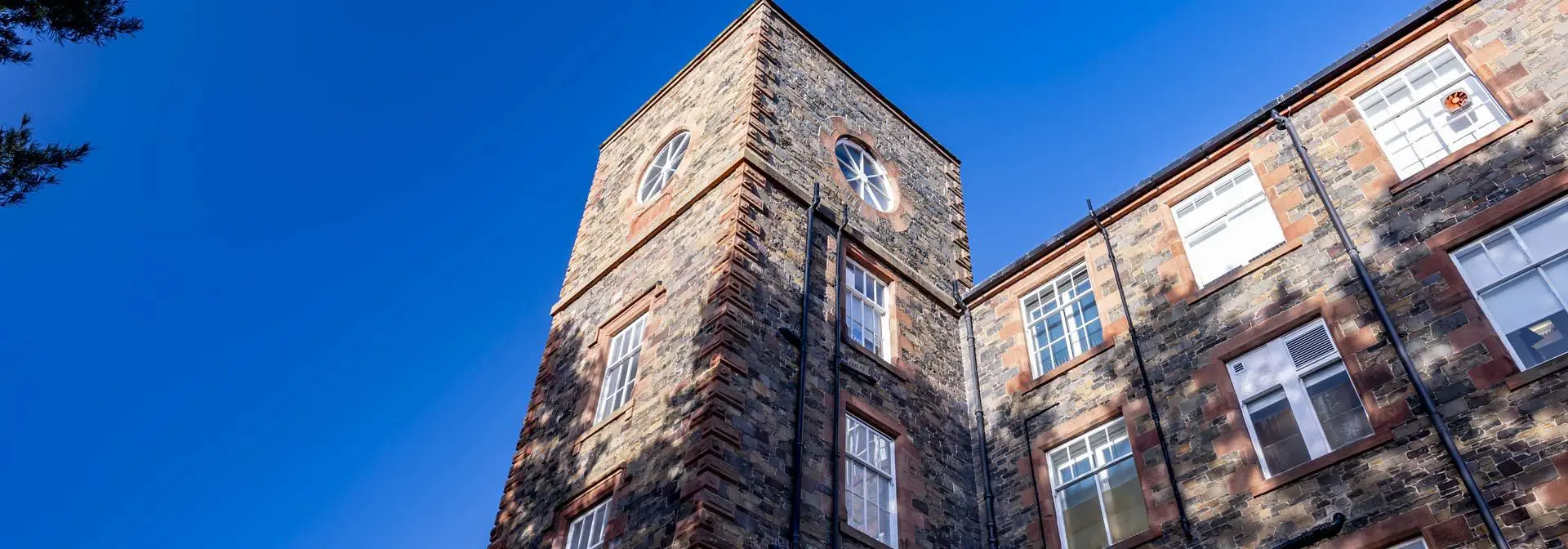 Hill Mill building on the Heriot-Watt Scottish Borders campus