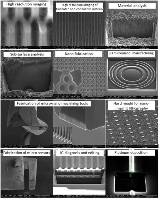 Areas of the EPS Focused ion beam