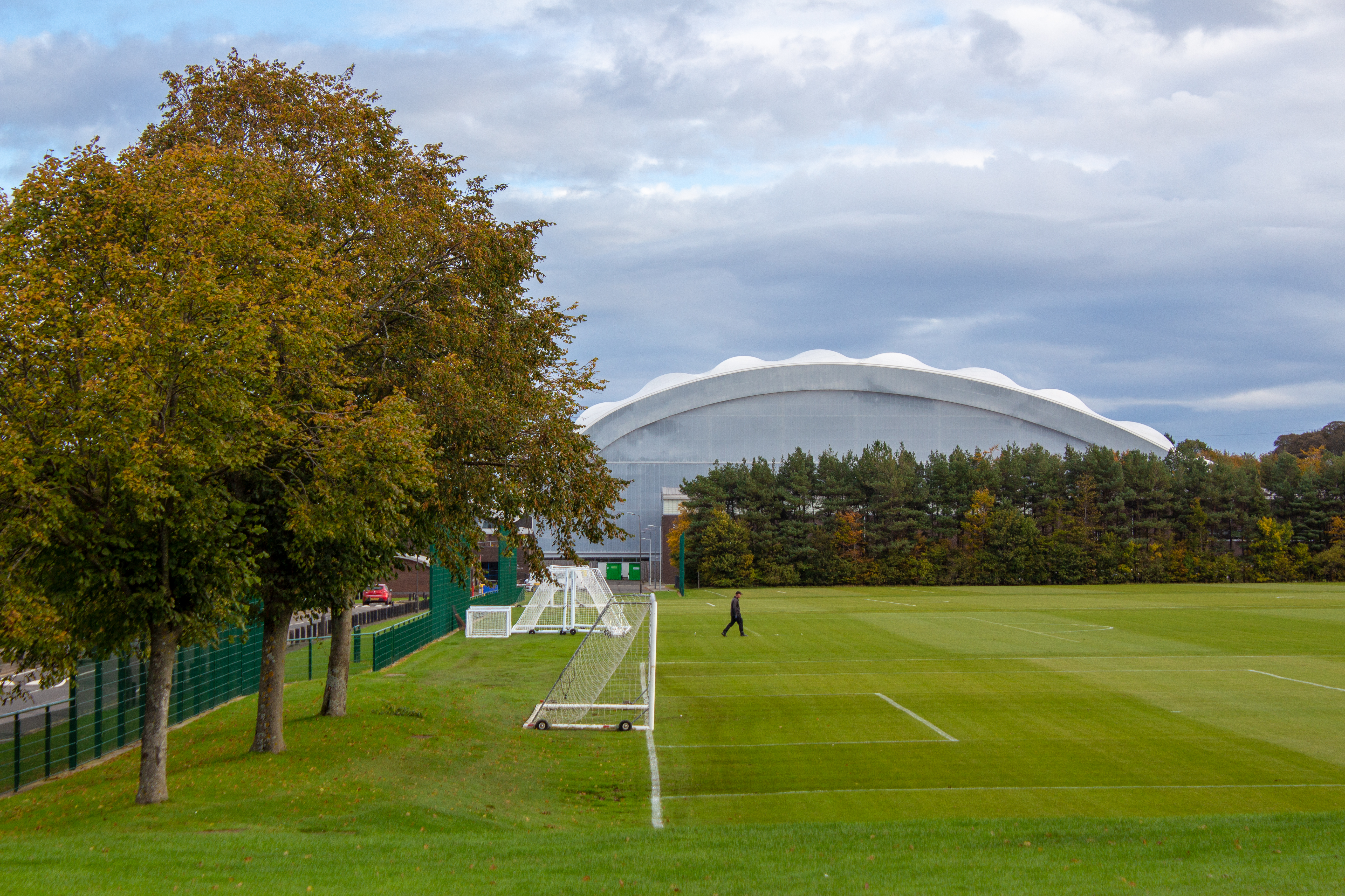 Green football fields