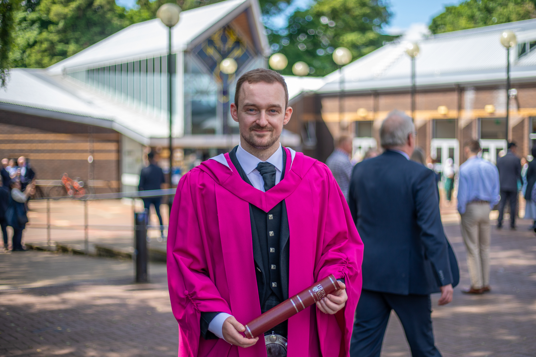 PhD graduate of our Heriot-Watt Edinburgh campus.