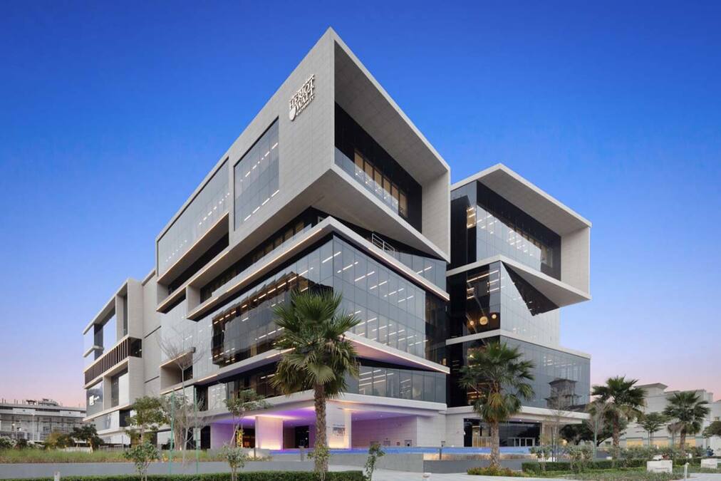 Exterior of Heriot Watt Dubai new campus building