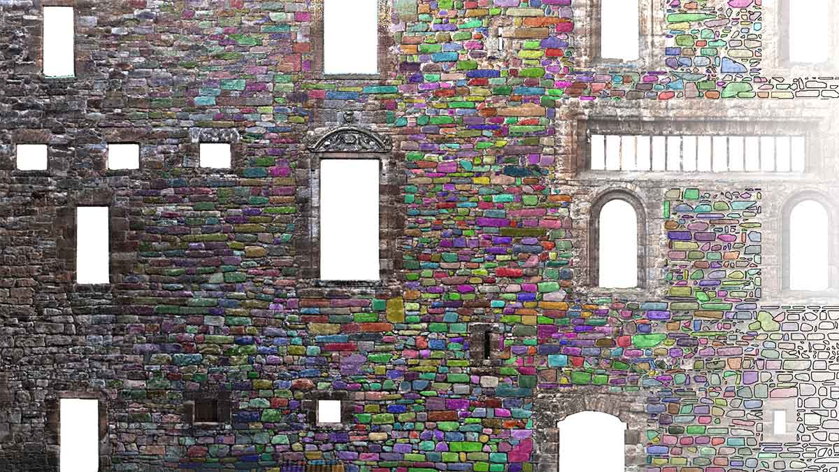 Automated masonry segmentation of Linlithgow Palace